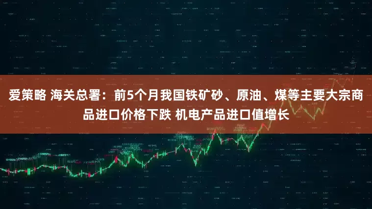爱策略 海关总署：前5个月我国铁矿砂、原油、煤等主要大宗商品进口价格下跌 机电产品进口值增长